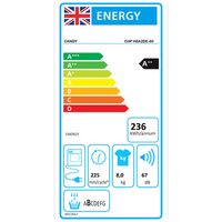 Candy CHPH8A2DE 8kg Heat Pump Condenser Dryer in White A Rated Sensor