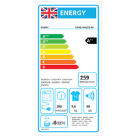 Candy CSOEH9A2TE 9kg Heat Pump Condenser Dryer in White A Rated Wi Fi