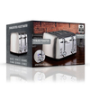Daewoo SDA1749GE KINGSBURY 4 Slice Toaster in Stainless Steel