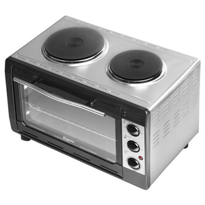 Elgento E14013 Table Top Compact Oven with Two Hotplates 30L