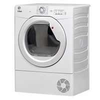 Hoover HLEV8LG 8Kg Vented Dryer in White C Rated Sensor NFC