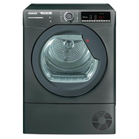 Hoover HLXC8TRGR 8kg Condenser Tumble Dryer in Graphite Sensor B Energ