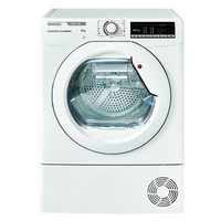 Hoover HLXC9TE 9kg Condenser Tumble Dryer in White Sensor B Energy