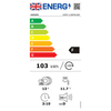 Hoover HSPN1L390PW 60cm Dishwasher in White 13 Place Setting F Rated W