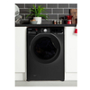 Hoover WDXOA496AHFB Washer Dryer in Black NFC 1400rpm 9kg 6kg A Rated