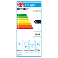Hotpoint PHBS68FLTIX 60cm Chimney Hood in Stainless Steel