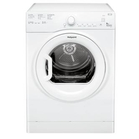 Hotpoint TVFS83CGP9 8kg Vented Tumble Dryer in White Sensor Drying