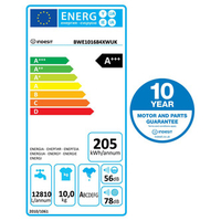 Indesit BWE91484XWUK INNEX Washing Machine in White 1400rpm 9kg A Rate