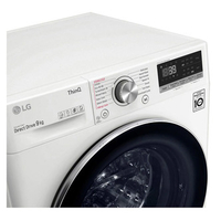 LG F4V909WTSE Washing Machine in White 1400rpm 9kg A ThinQ