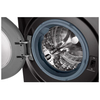 LG F6V1110BTSA Washing Machine in Black Steel 1600rpm 10 5kg A Rated