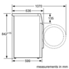 Siemens WT45W492GB iQ500 9kg Heat Pump Condenser Tumble Dryer in White