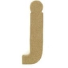 10 cm Mini Mache Lower Case Letter J