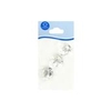 Coats Crafts Large Crystal Clear Acrylic Gemstone Eyelet Button x 3