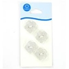 Coats Crafts Large Glitter Flower 2 Hole Button x 4