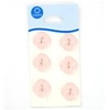Coats Crafts Large Pink Pearl Star Cut 2 Hole Button x 6