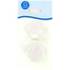 Coats Crafts Large Silky Cream Pearl Eyelet Button x 2