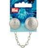Prym Button Fastener With Chain Silver
