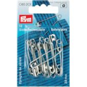 Prym Safety Pins 38 mm in Silver No.2
