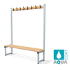 Aquacoat Single Sided Hook Bench Type D Light Ash Slats 1000mm