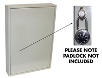 Key Secure KS100 Key Cabinet 100 keys Hasp and Staple Lock