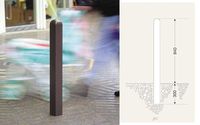 Salisbury Sub-Surface Fixed Street Bollard 90x90mm