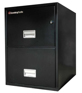 Sentry 2G2530-BL 2 Drawer Fire/Water Filing Cabinet 60 mins