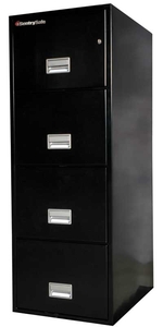Sentry 4G2510-BL 4 Drawer Fire Filing Cabinet 60 mins