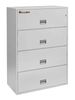 Sentry 4L3610-GR 4 Drawer Lateral Fire Filing Cabinet 60 mins