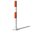 Traffic Line Sub Surface Fixed Spring Loaded Barrier Post 76mm DIA