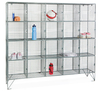 Wire Mesh Locker 20 doors 1360x1525x305 Nest of 5
