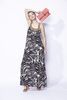 Liquorish Monochromatic Tropics Beachwear Maxi Dress