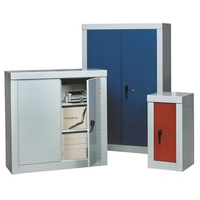 1 Door Welded Steel Security Cupboard with seven-lever anti-pitch lock - 1200mm high 900mm wide