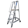 14 Tread Aluminum Tilt and Move Warehouse Steps - platform height 3420mm