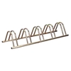 2 Cycle Zinc Plated Floor Bike Rack