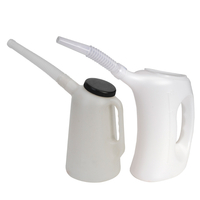 2 Litre Jug with Flexible Spout and Screw Cap - suitable for oils,  fuel and acids