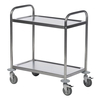 201-Grade Stainless Steel Trolley - 3 Shelves - 940 x 500 x 910mm