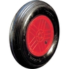 220mm Replacement Pneumatic Tyre Wheel for Wheelbarrow - Plastic centre - Plain Bearing