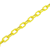 25m plastic chain for pedestrian barrier systems - 10mm,  yellow