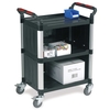 3 Shelf Standard Trolley with Enclosed Sides and Back