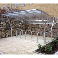 3m Cambourne Cycle Shelter Ext Bay Galvanised