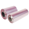 400mm PVC centrefold shrink wrap film,  opens to 800mm - Clear 19 micron PVC - 600 metre roll length