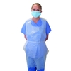 50 packs of 500 Disposable Aprons,  pallet quantity - 25mu virgin LDPE (low-density polyethylene plastic)