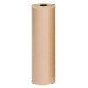 600mm wide 70gsm machine glazed pure ribbed brown kraft paper - 285m roll