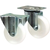 75mm swivel castor wheels - Black Polypropylene- 70kg capacity
