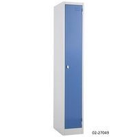 Atlas 1 door Locker - Blue Door with Key Lock 1800 x 300 x 300