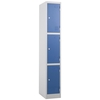 Atlas 3 door Locker - Grey Door with Key Lock 1800 x 450 x 450