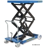 Battery Mobile Double Scissor Lift Table 450kg cap