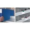 Bin Fronts / Back Stops for Stormor Shelving 75 high x 1000 wide