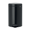 Brabantia Soft Close Pedal Bin - 12L - Metallic Grey