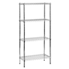 Chrome Wire Shelving with 4 Shelves - 1625 x 1370 x 610mm - Starter Bay